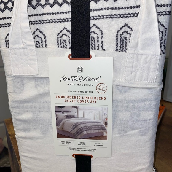Hearth & Hand Bedding Duvet Set 2 Shams And Duvet Fullqueen Poshmark